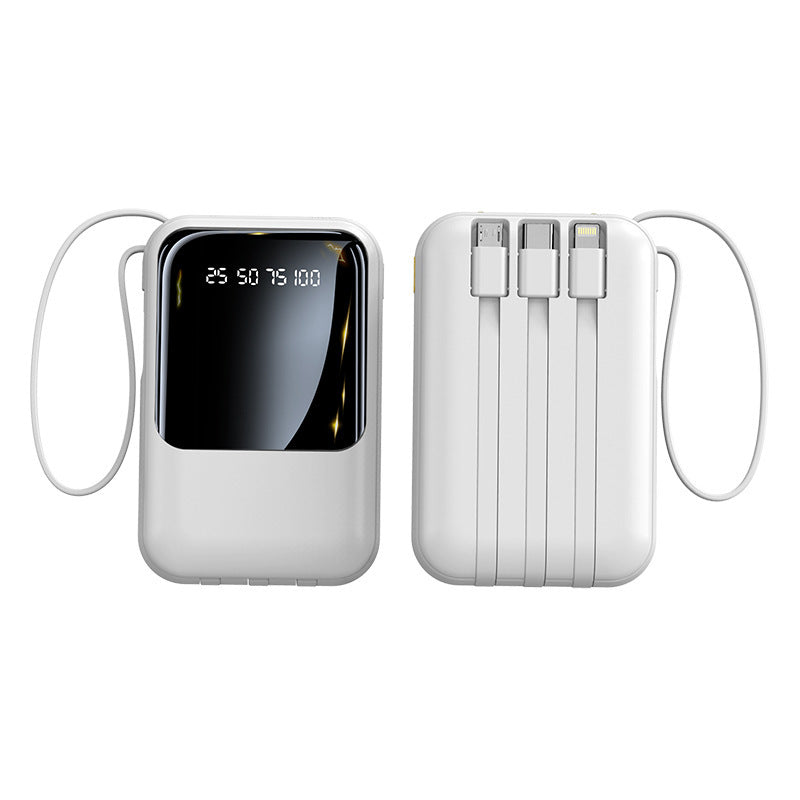 Liten super snabb powerbank med kompakt design i flera färger