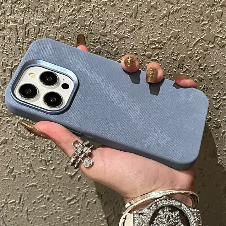 Magnetic Attraction Leather Anti Drop Phone Case in Multiple Colors