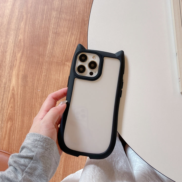 Xym Cat Ears Acrylic Phone Cases for iPhone Models