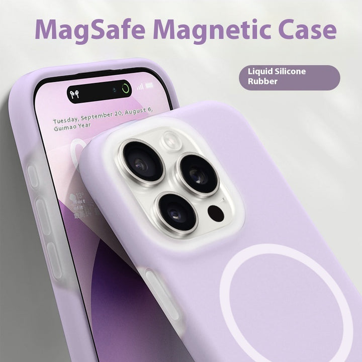Solid Color Jelly Magnetic Phone Cases in Vibrant Shades