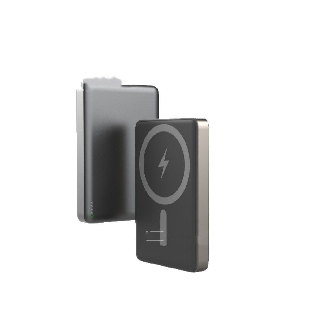 Magnetisk trådlös powerbank 5000mAh 10000mAh legeringsskal bärbar laddare
