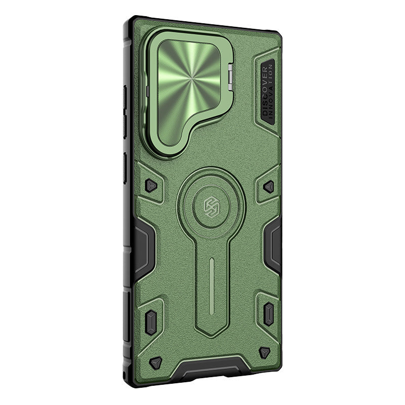 Magnetiskt mobilfodral linsfäste sekretess bakskal