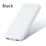 Mini Mobile Power Bank 10000mAh with Charging Cable and Manual - Black / 10000 MA
