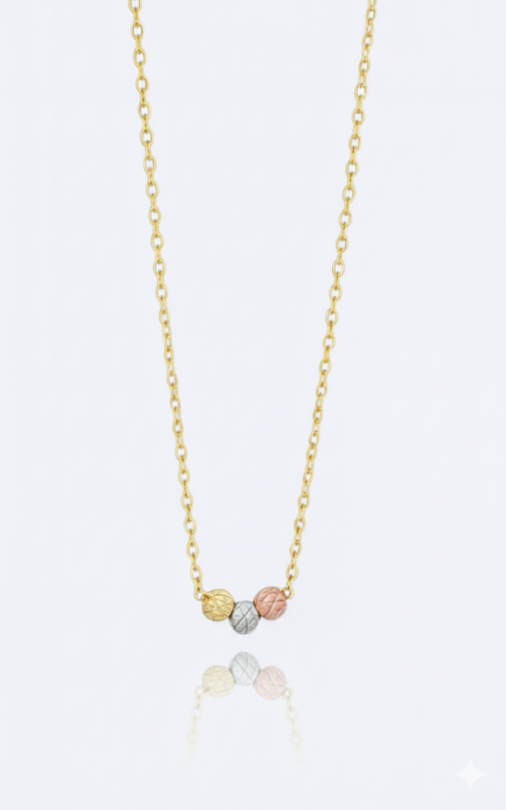 Stainless Steel Beaded Necklace for Women