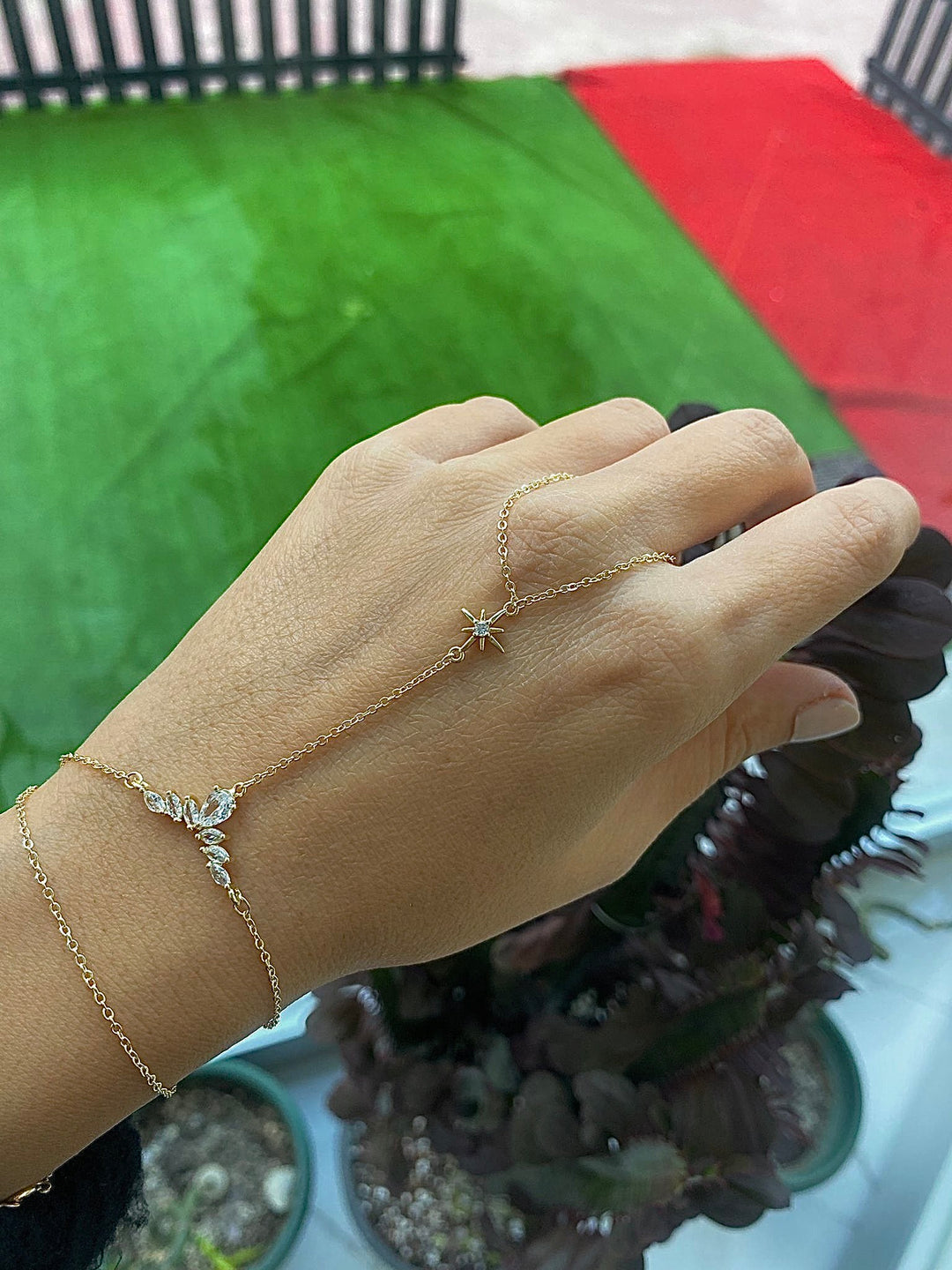 VIP Queen Hand Chain Bracelet