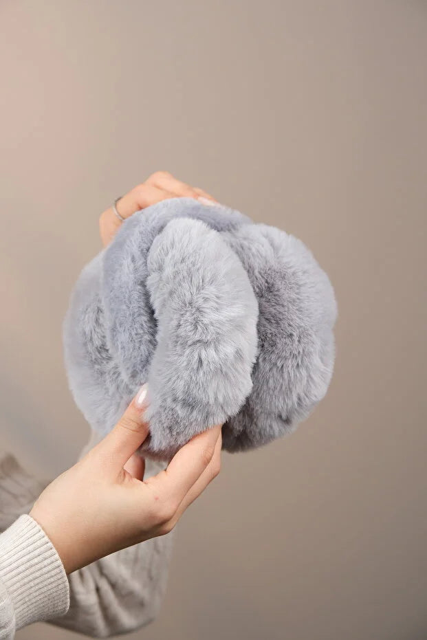 Soft Plush Foldable Earmuffs – Cold Weather Protection Ear Warmers