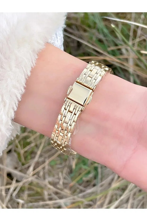 Retro Minimal Square Dial Women’s Watch | Elegant Wrist Watch