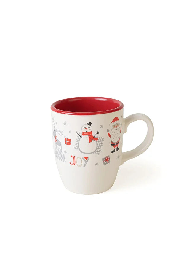Christmas Joy Mug New Year Ceramic Cup 9 cm