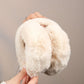 Soft Cream Plush Foldable Earmuffs – Cold Weather Protective Ear Warmers