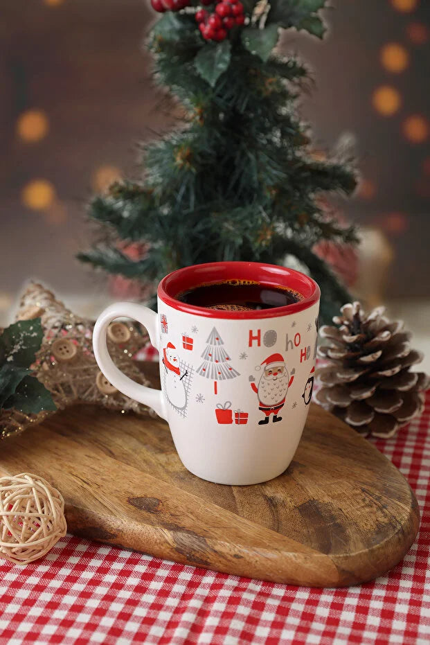 Christmas Joy Mug New Year Ceramic Cup 9 cm