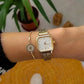 Retro Minimal Square Dial Women’s Watch