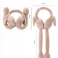 Brown Plush Bunny Ear Moving Headband – Playful Adjustable Rabbit Ears