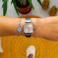 Retro Minimal Square Dial Women’s Wrist Watch