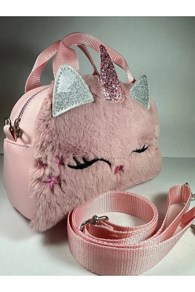 Kids Backpack With Plush Front Panel