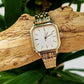 Retro Minimal Square Dial Women’s Wrist Watch