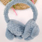 Boys Blue Plush Winter Earmuffs – Fluffy Puppy Ear Warmers for Kids