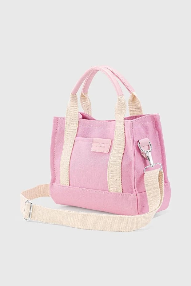 Women’s Pink Canvas Tote Bag