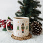 New Year Nutcracker Tree Mug 10 cm Ceramic Christmas Cup