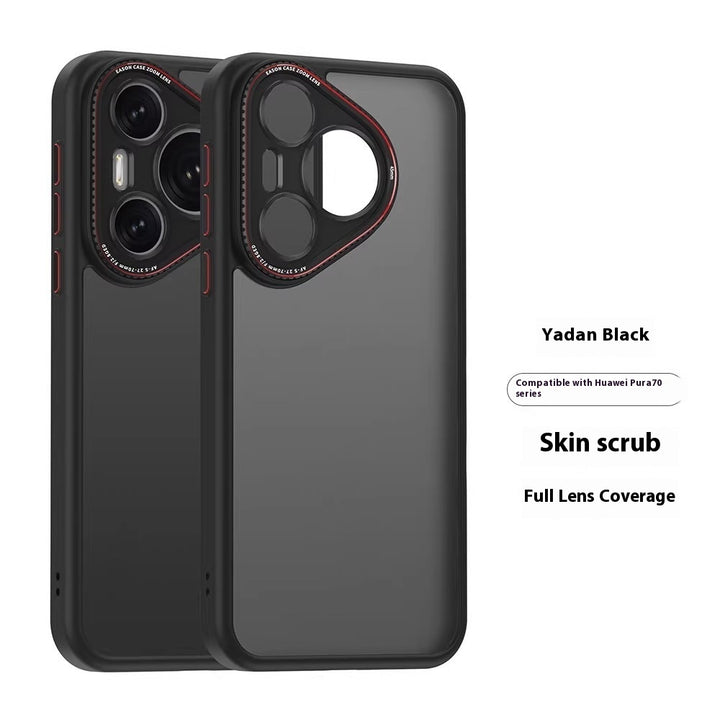 Skin-Friendly Matte All-Inclusive Lens Phone Cases in Multiple Colors