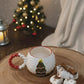 Handmade Christmas Tree Ceramic Mugs Set – Embossed Knit Texture