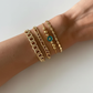 World Star Bracelet Set Four Piece Layered Adjustable Elegant Fashion Jewelry Gift for Her