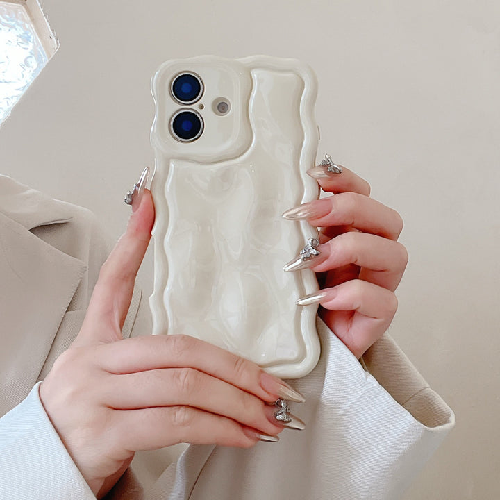XYM Wave Meteorite Phone Cases in Silver Black Rose Red Green and Purple