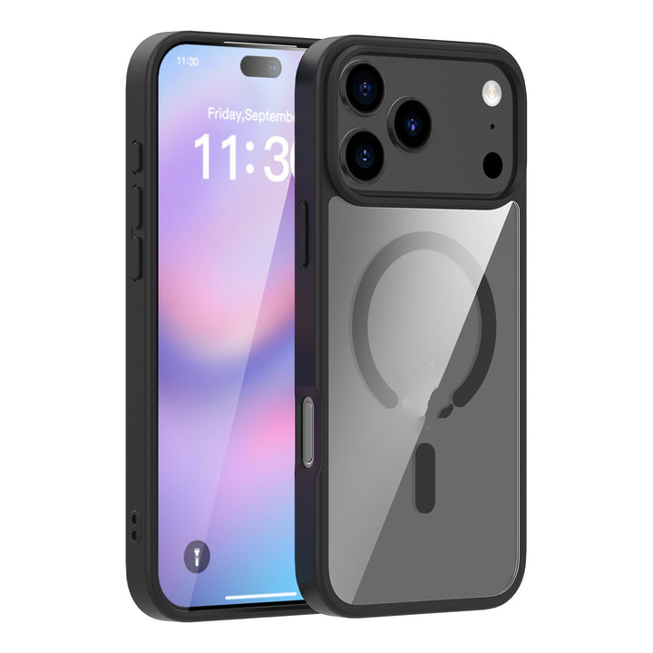 Genomskinligt frostigt silikonfodral för iPhone 17 Pro i flera färger