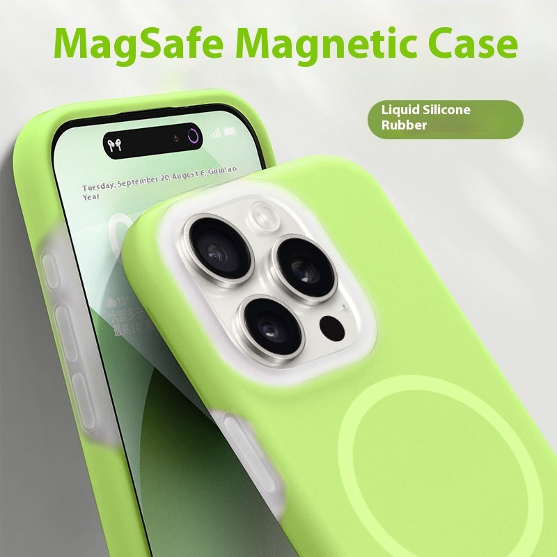 Solid Color Jelly Magnetic Phone Cases in Vibrant Shades