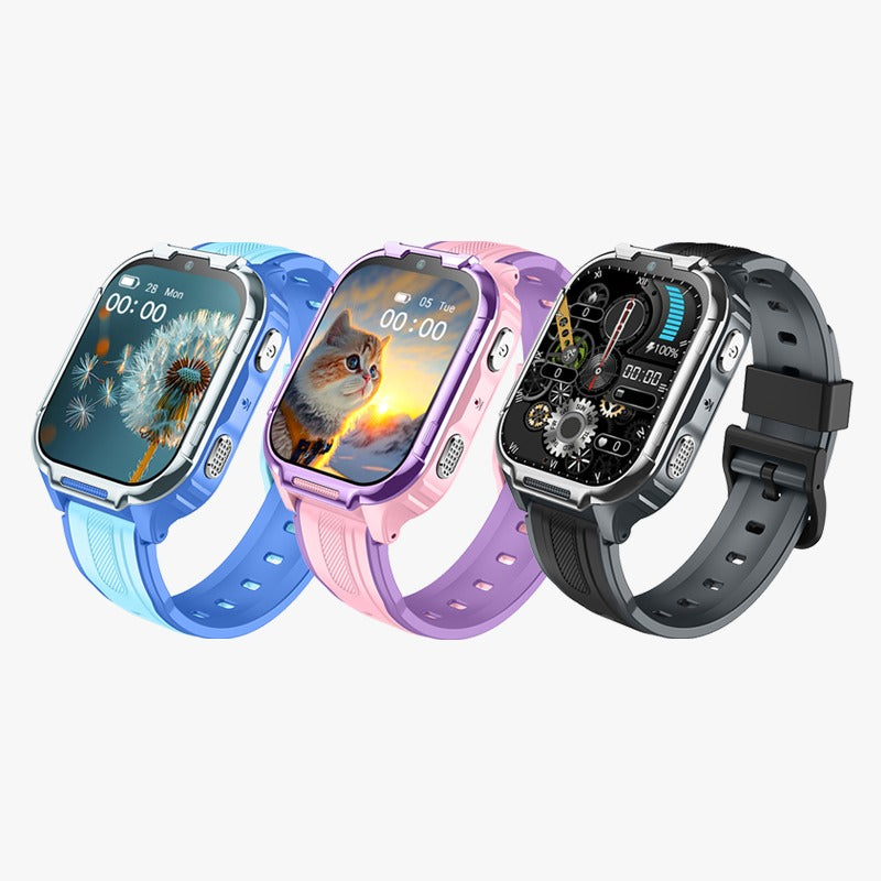 D55 Kids Smartwatch Android with GPS Tracker SIM Card Child Smart Watch for Calling Location Tracking Safety Monitoring