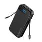 Customizable Power Bank with Multiple Color Options - Black / 20000 MA