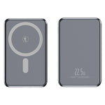 MagSafe Magnetic 15W Power Bank with 10000mAh Capacity and Alloy Shell - Gun Gray / 5000 MA