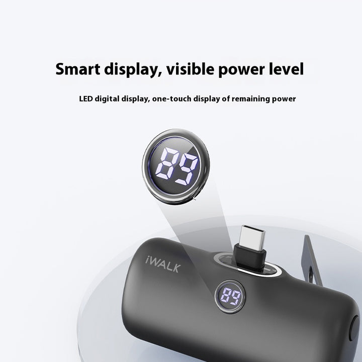 LPOS01L Powerbank 5000mAh med laddningsalternativ på 5V-3A och 9V-2A