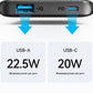 Compact Power Bank PD20W with Fast Charging and Dual Ports - A1245 / 10000 MA