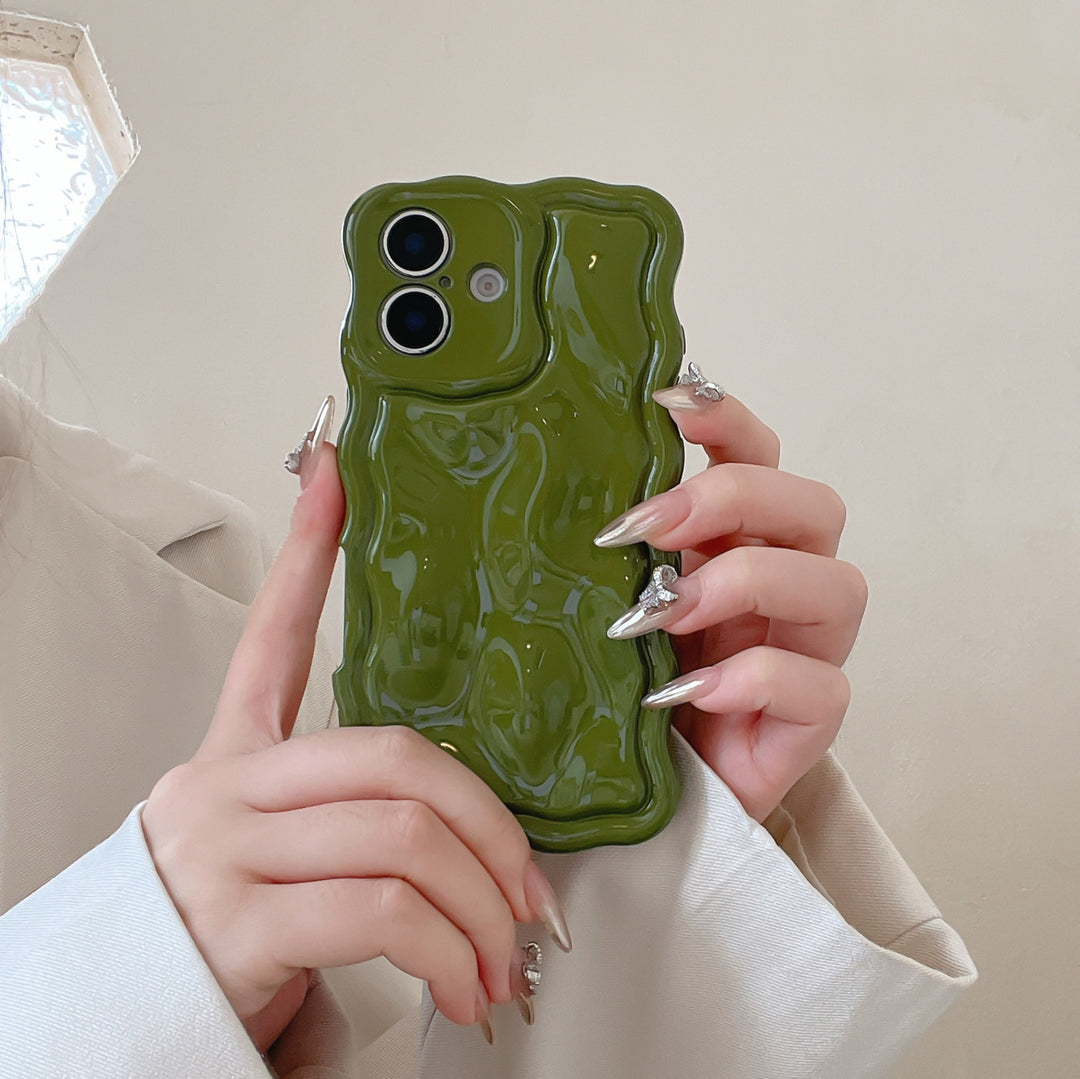 XYM Wave Meteorite Phone Cases in Silver Black Rose Red Green and Purple