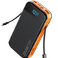 Customizable Power Bank with Multiple Color Options - Black And Orange Color / 20000 MA