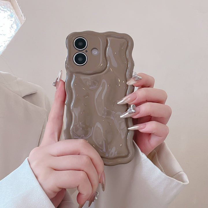 XYM Wave Meteorite Phone Cases in Silver Black Rose Red Green and Purple