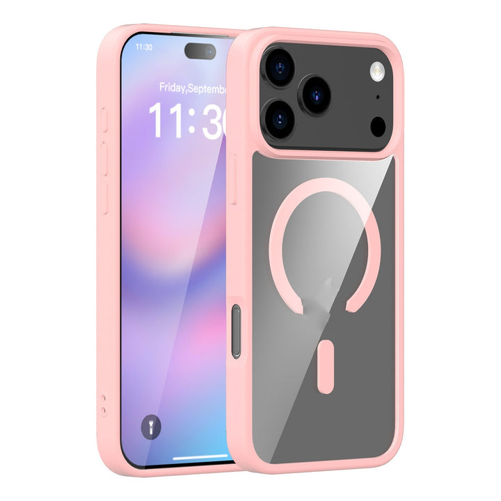 Genomskinligt frostigt silikonfodral för iPhone 17 Pro i flera färger