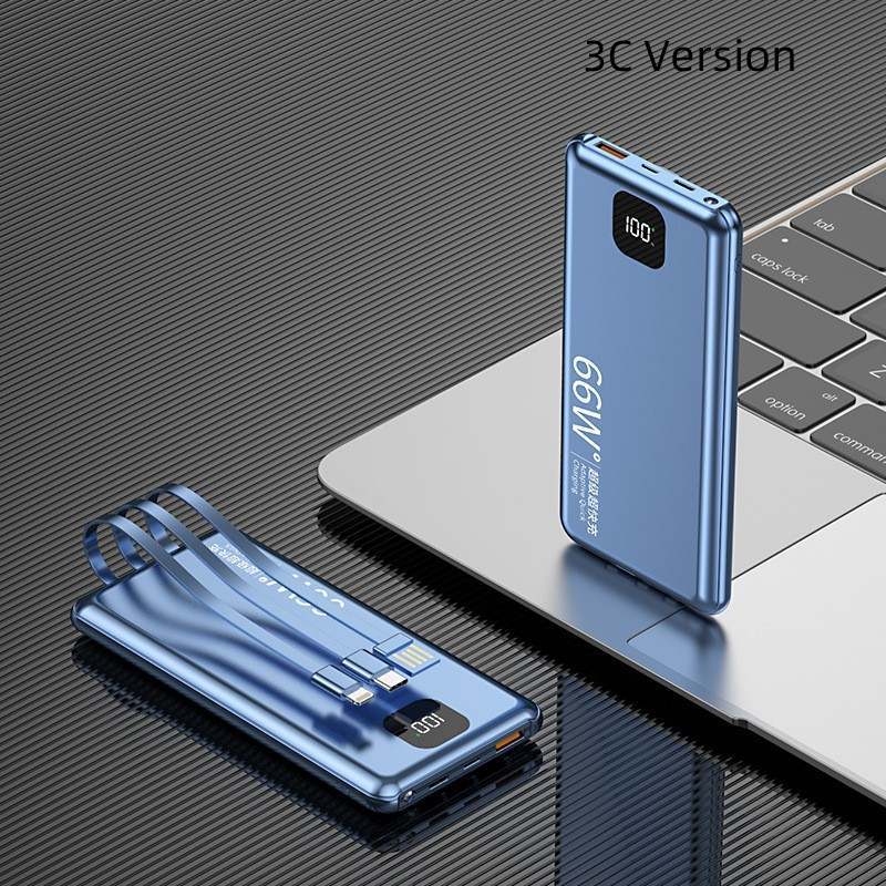 K-X10 liten powerbank med liten skärm Yuanfeng blå och andra färger