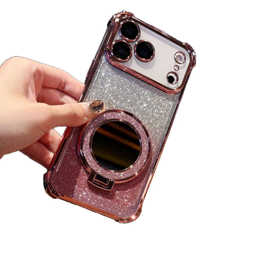 Gradient Flash Mirror Phone Cases in Multiple Colors for Stylish Protection