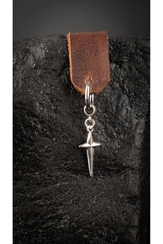 Men Stainless Steel Hoop Earrings Durable Fashion Modern Design Jewelry