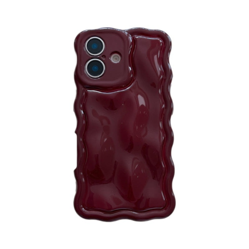XYM Wave Meteorite Phone Cases in Silver Black Rose Red Green and Purple