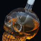 Crystal Skull Glass Bottle 350 ml Whiskey Liquor Decanter Gift Carafe