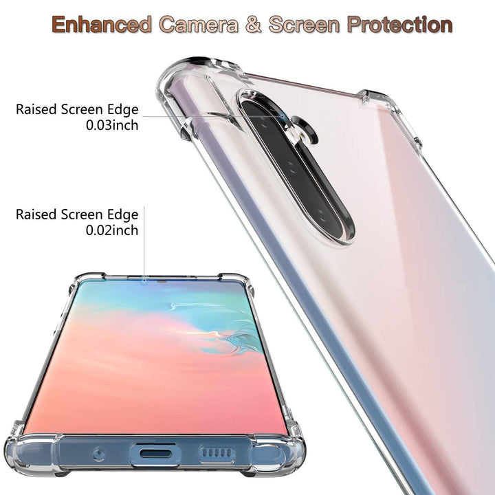Transparent TPU-skyddsfodral för Samsung S24Plus-telefon