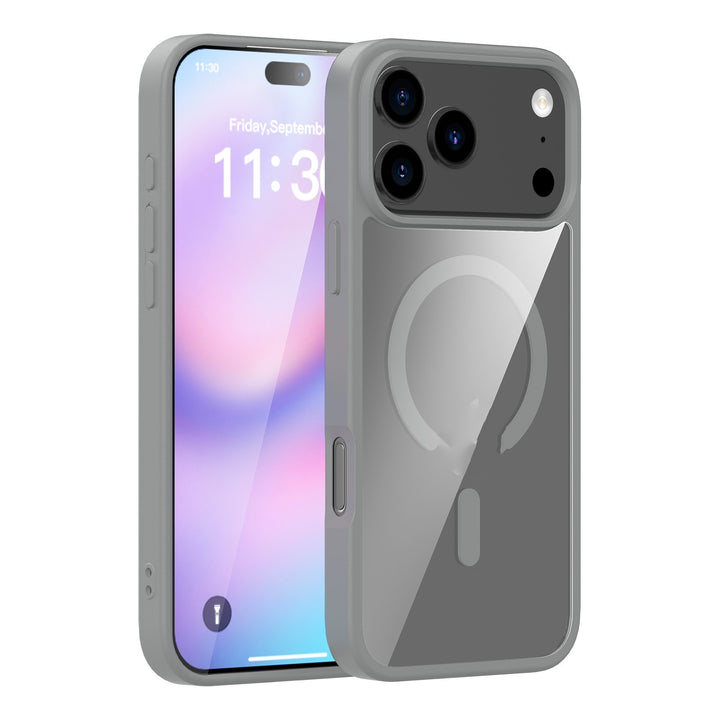 Genomskinligt frostigt silikonfodral för iPhone 17 Pro i flera färger