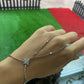 VIP Silver Sequin North Star Hand Chain Bracelet