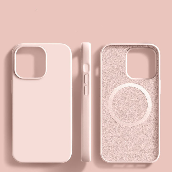Liquid Silicone Phone Case with Shockproof and Anti-Fingerprint Features
