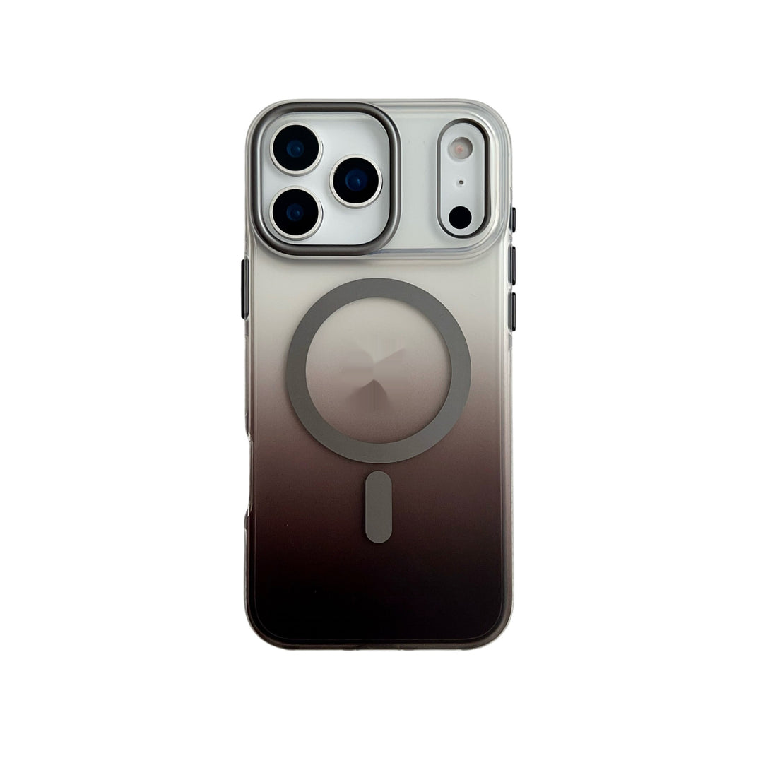 Laser Gradient Magnetic Aurora Applicable 17ProMax Frosted Mobile Phone Protective Case