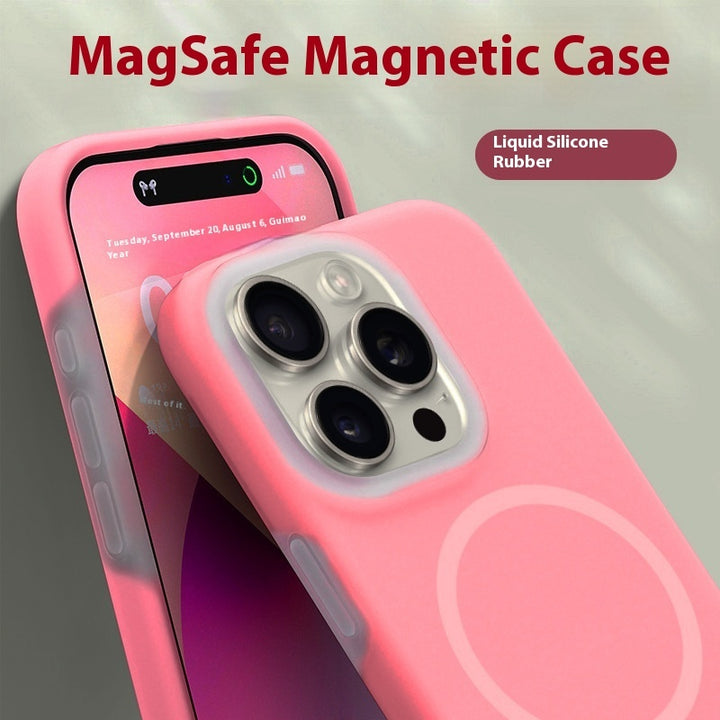 Solid Color Jelly Magnetic Phone Cases in Vibrant Shades
