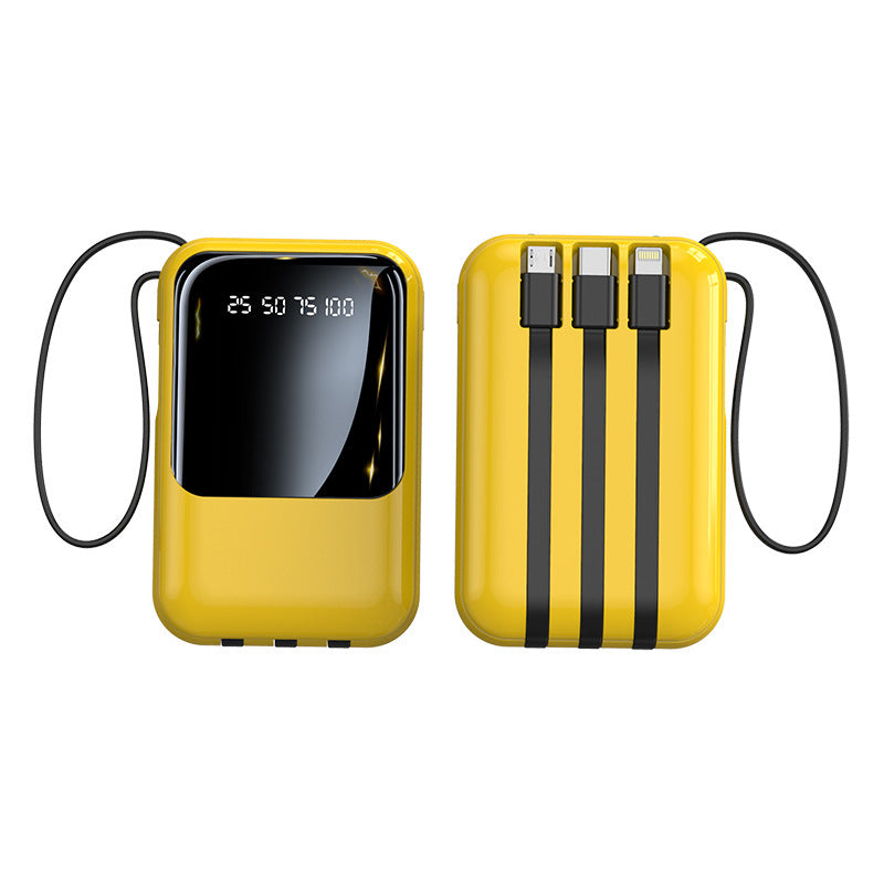 Liten super snabb powerbank med kompakt design i flera färger