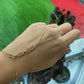 VIP Crystal Branded Hand Chain Bracelet